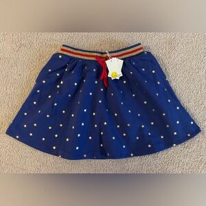 Mini Boden Girl Corduroy Stars Skirt Size 11-12Y - New With Tag